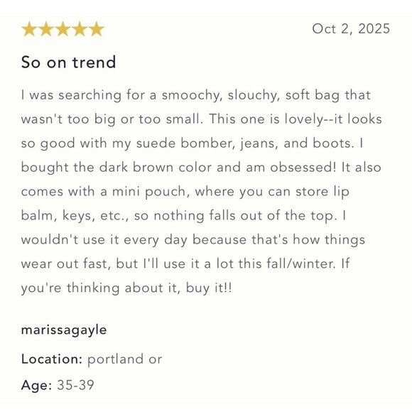 NWT Size OS - Anthropologie The Love Knot Slouchy Bag &Pouch Navy (NWT US$ 98) - Picture 2 of 15